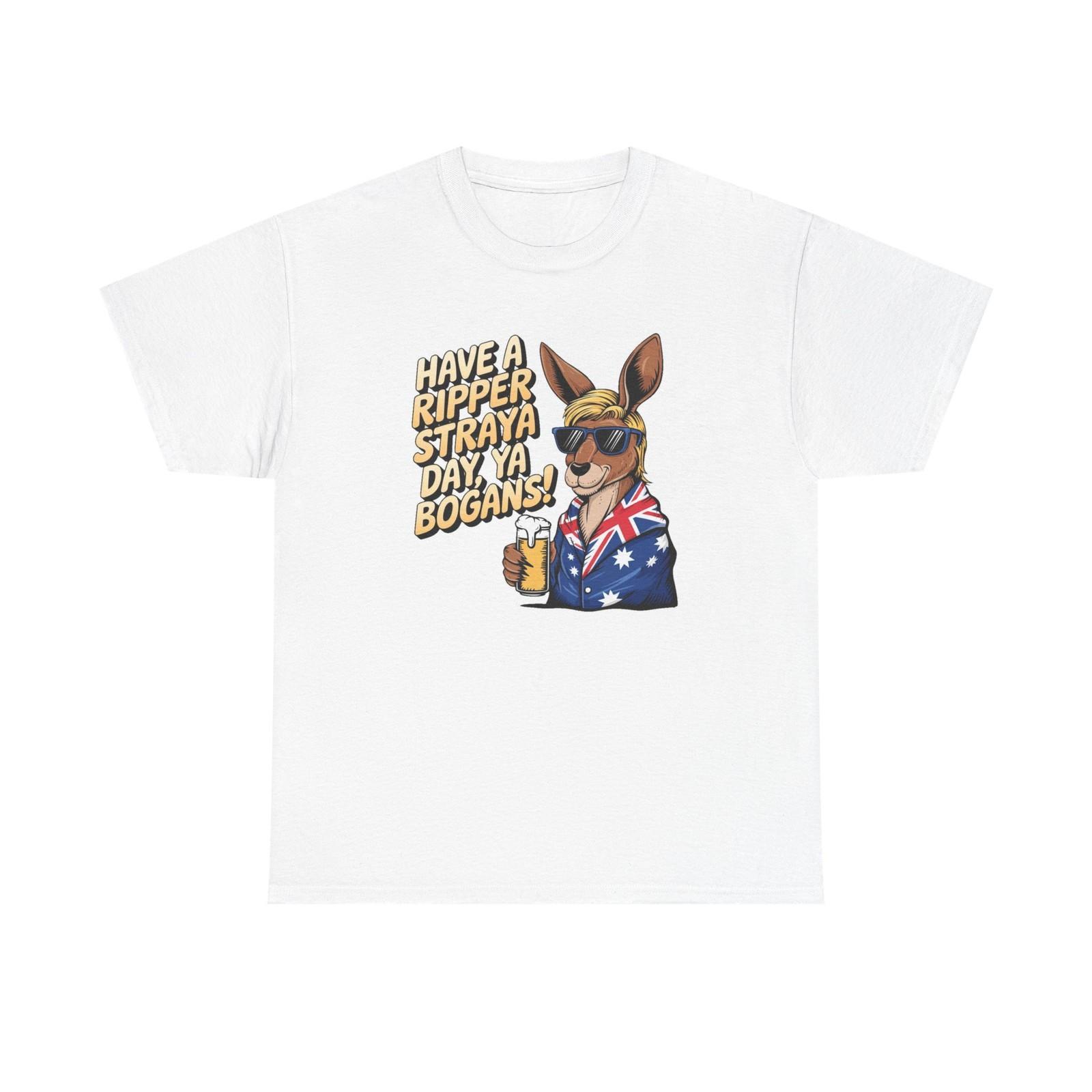 Funny Australian Graphic T Shirt Kangaroo Beers Unisex Heavy Cotton Tee XXXL