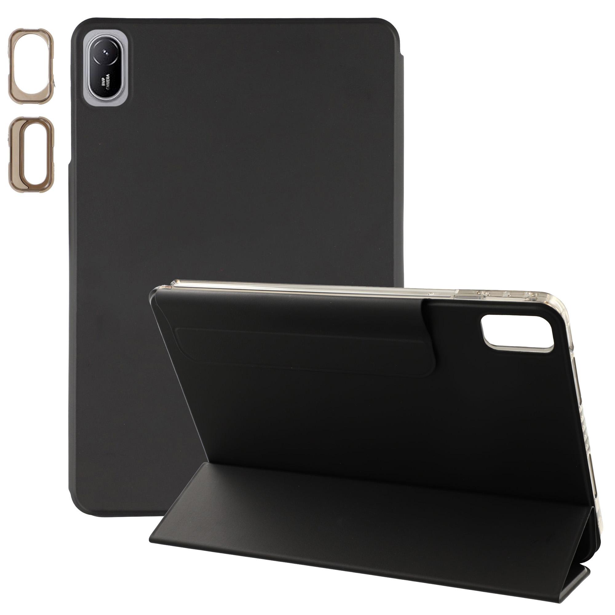 

Чехол для планшета для Huawei MatePad SE 11/MatePad 11 (2023)/(2021) Складная подставка Магнитная кожаная обложка Black