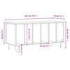 Black Storage Shelf, Living Room Side Cabinet, Storage Cabinet for Magazine Vases and Decorative Items, V-shaped Legs, 100x38x48 Cm