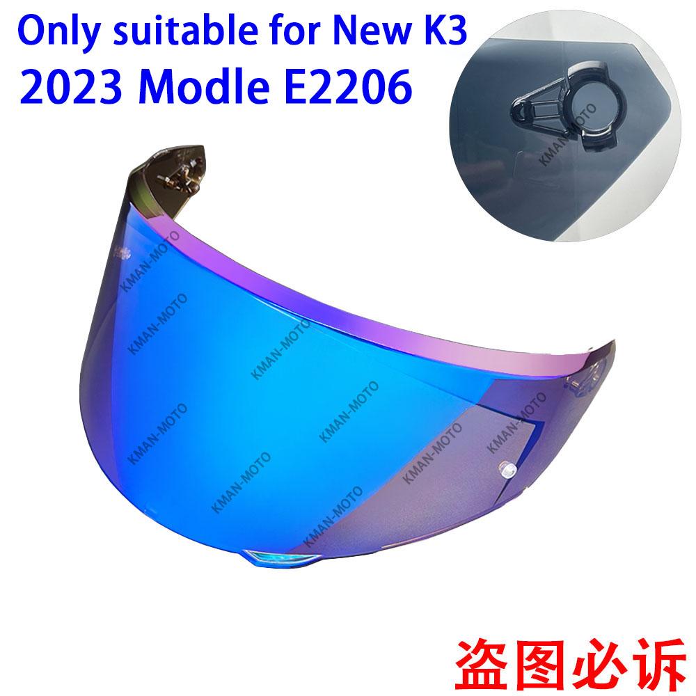 K3 Visor for AGV K3 Shield 2026 New Mold E2206 Photochromic Old K3 High Strength Sunscreen Capacete WindshielHelmet Visor Shield