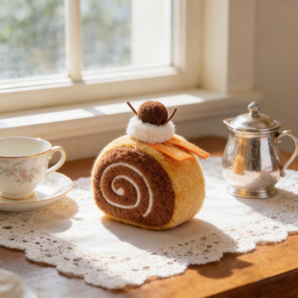 Adorable Realistic Dessert Plush Toys - Soft Stuffed Food Dolls For Home Decor & Sweet Gifts