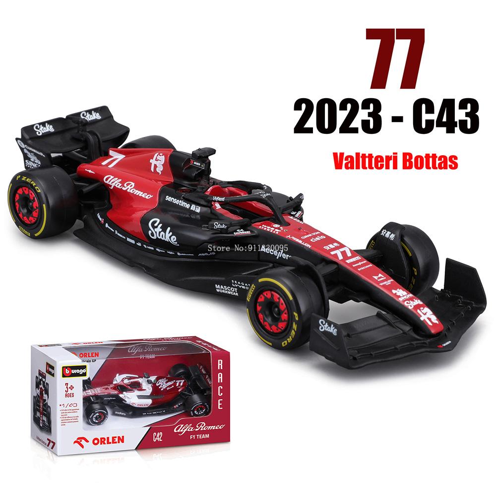 ABAJ1 Bburago 1:43 F1 Red Bull Racing TAG Heuer RB19 Miami GP 2023 #1 Verstappen #11 Perez Alloy Car Die Cast Model Toy Collectible