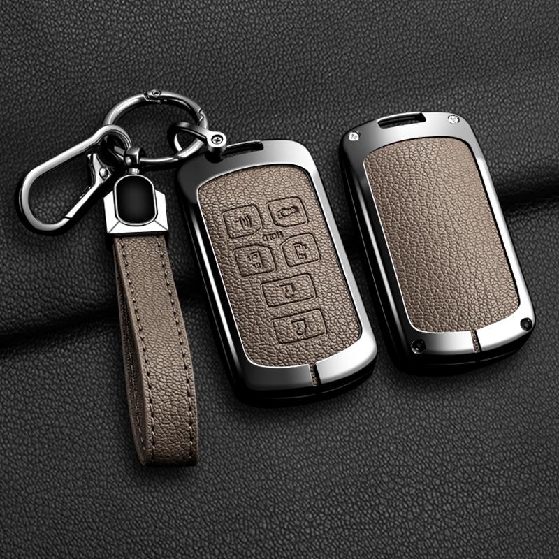Zinklegierung 6-Tasten Auto Schlüsselanhänger Hülle Schale Halter Fob Für Toyota Sienna Se Tacom 2015 2016 2017 2018 2019 2020 Zubehör