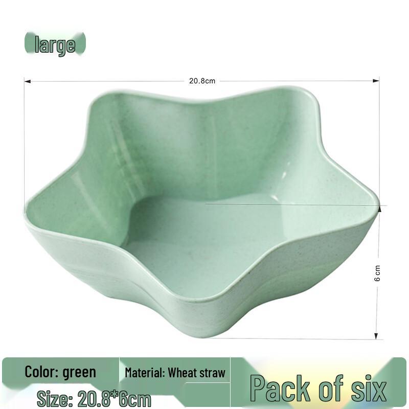 ZISIZ European Style Plastic Fruit Bowl