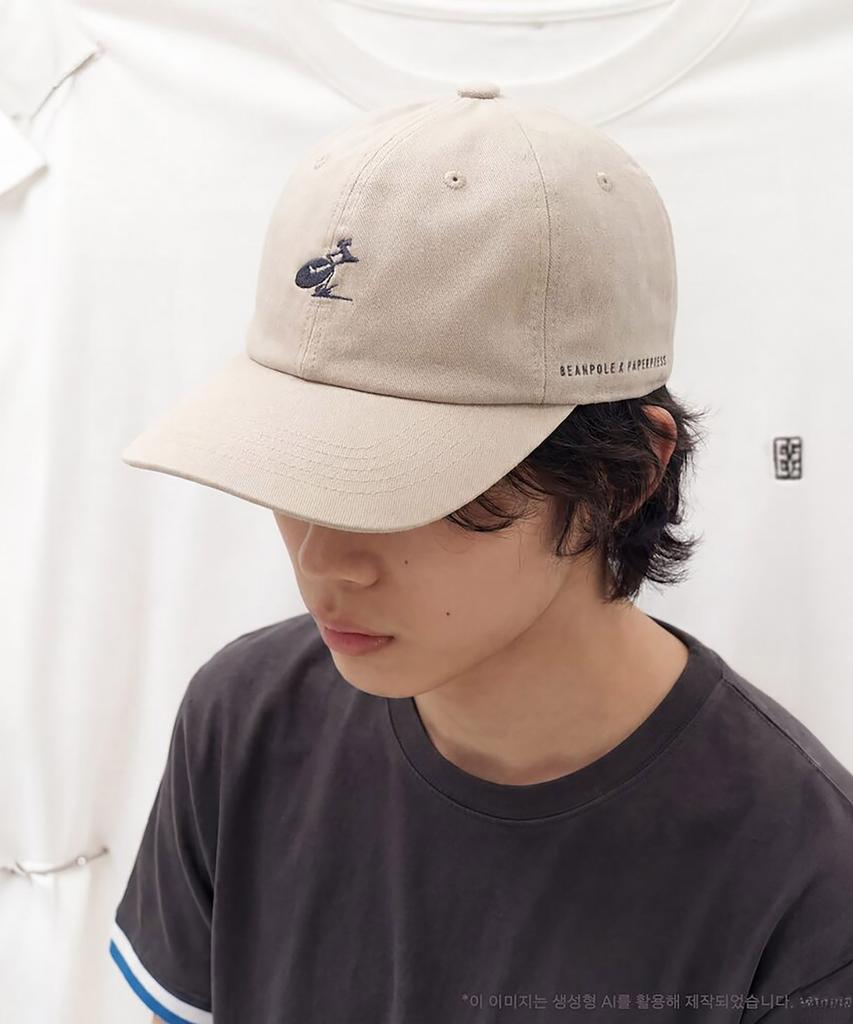 Binpolmen Paper Press X Beanpole Ball Cap Ivory