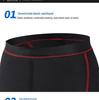 Breathable Mountain Bike Shorts with Sweat-Wicking and Padded Silicone Shock-Absorption