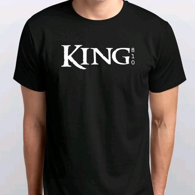 

KING 810 T-SHIRT All sizes S M L XL XXL 3 4XL colours Black, White 3XL