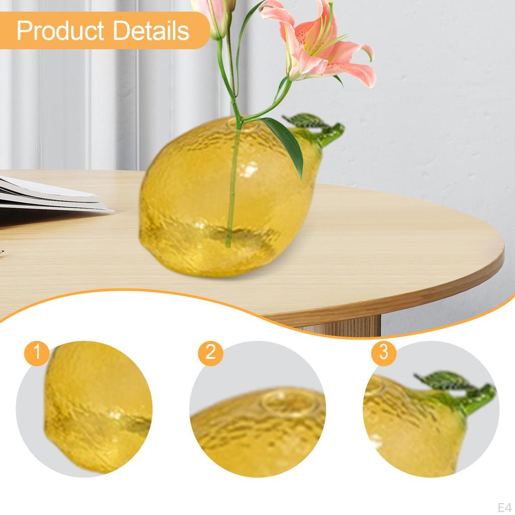 Flower Vase Plant Pot Empty Glass Diffuser Bottle Fruit Decorative for Bedroom