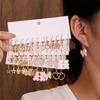 Elegant Heart & Butterfly Animal Earrings: Exquisite High-End Jewelry for Women