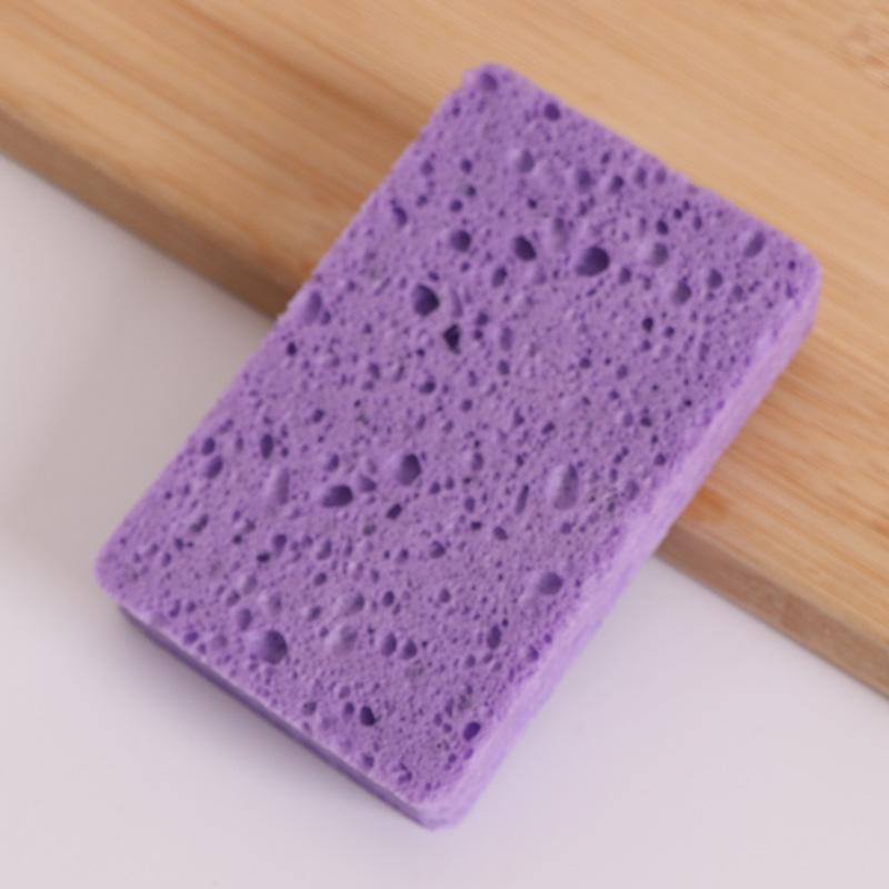 Thickened Wood Pulp Cotton Dishwashing Sponge Cloth Scouring Pad Absorbent Sponge Dishwashing Wipe