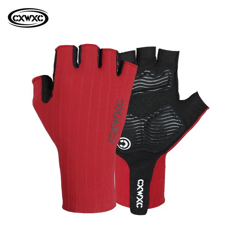 Cxwxc Bicycle Cycling Short-Finger Gloves Summer Half-Finger Breathable Road Mountain Bike Sports Sun Protection Gloves Autumn