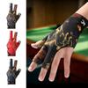 New Left Hand Billiards Glove Non-slip Elastic Half Fingers Glove Breathable Snooker Billiard Glove Billiards Accessories