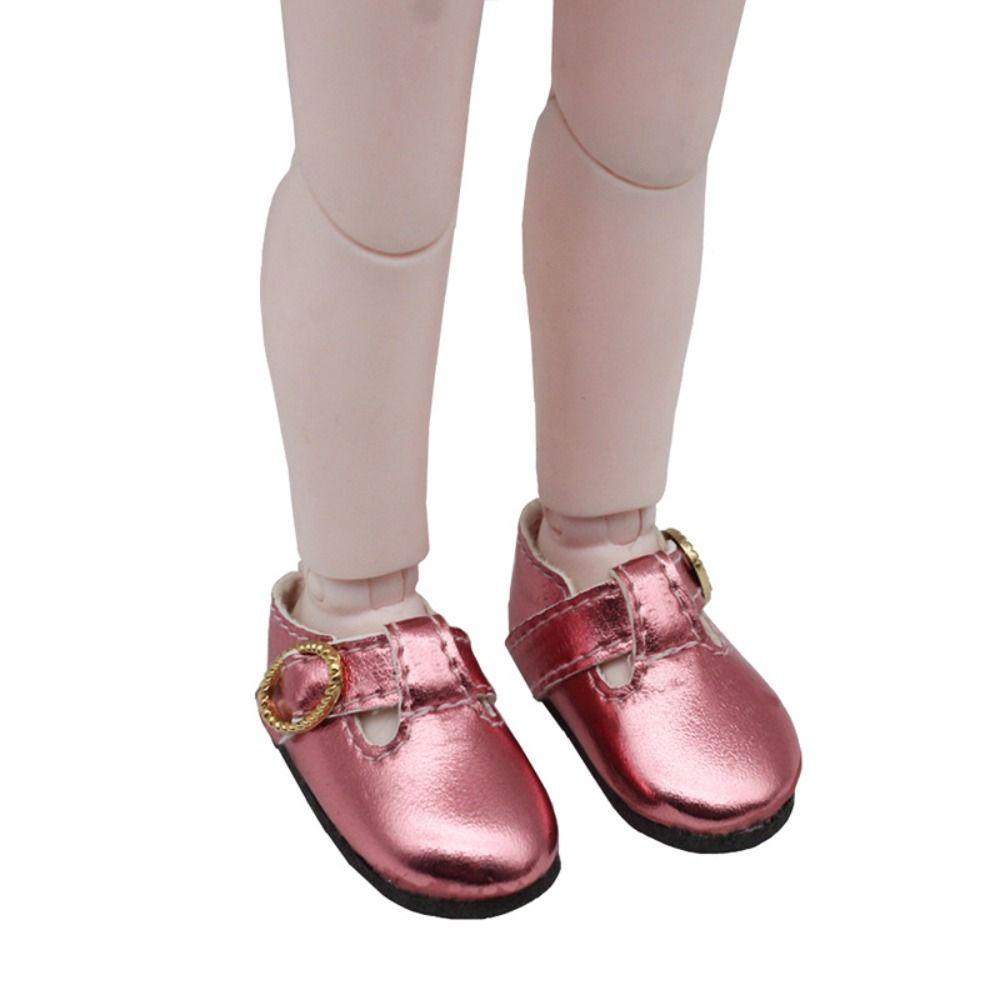 Lightweight Doll PU Leather Shoes PU Leather Leather Boots  Children Toys