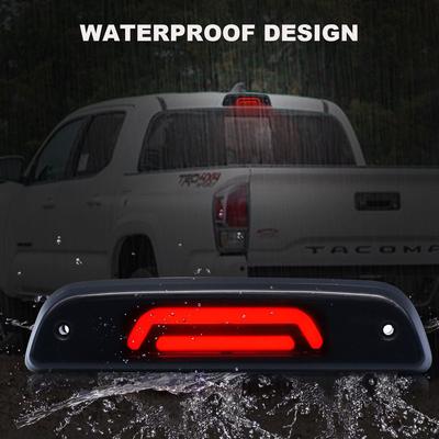 For Toyota Tacoma 1995-2017 Smoked LED 3rd Third Brake Light Reverse Cargo Light High Mount Pickup Taillight Rear Stop Lights