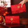 Chinese Style Folding Red Envelope Hongbao New Year Money Bag Red Pocket  Lunar New Year Gifts