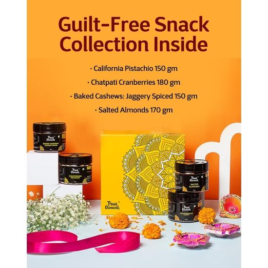 True Elements Gift Hamper for Corporates 635g - Premium Dry Fruits