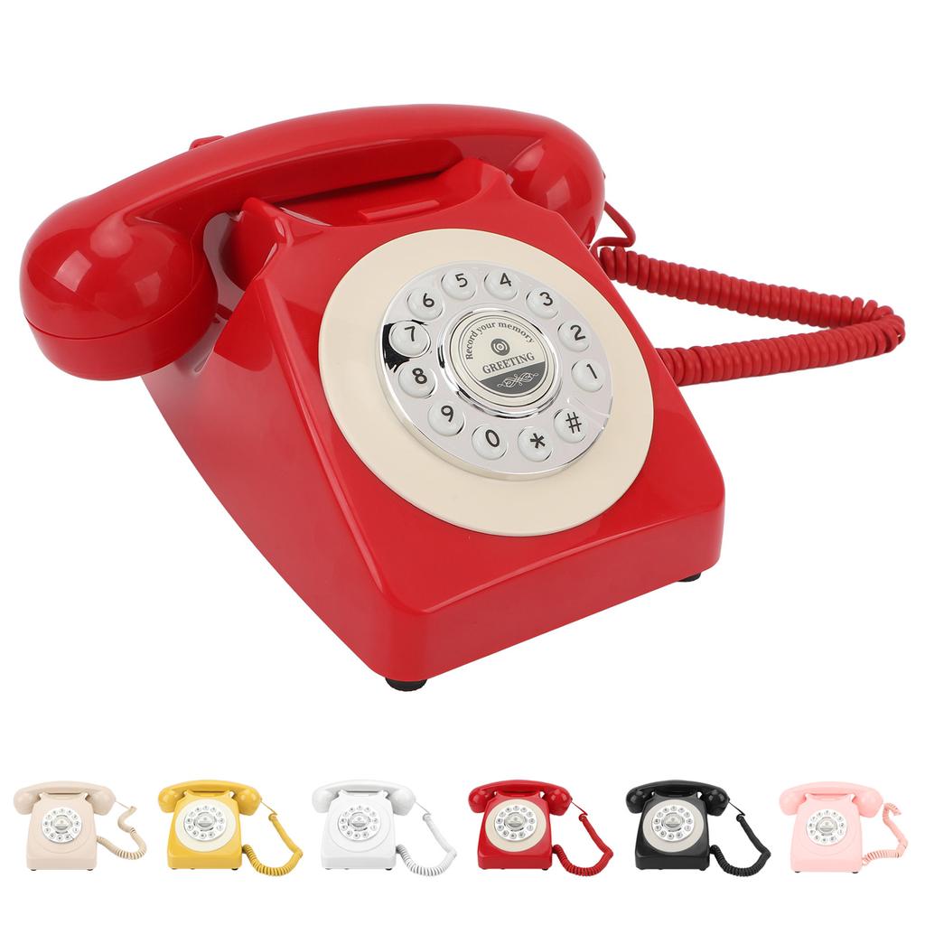Audio Guest Book Phone Clear Sound Convenient Use Audio Message Recording Telephone for Wedding Even