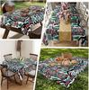 South western Ethnic Tribal Totem Rectangle Tablecloth for table decor Reusable Kitchen dining tablecloth Holiday party decor