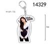 BLACKPINK Acrylic Double-Sided Keychain: Lisa, Jisoo, Jennie, Rosé