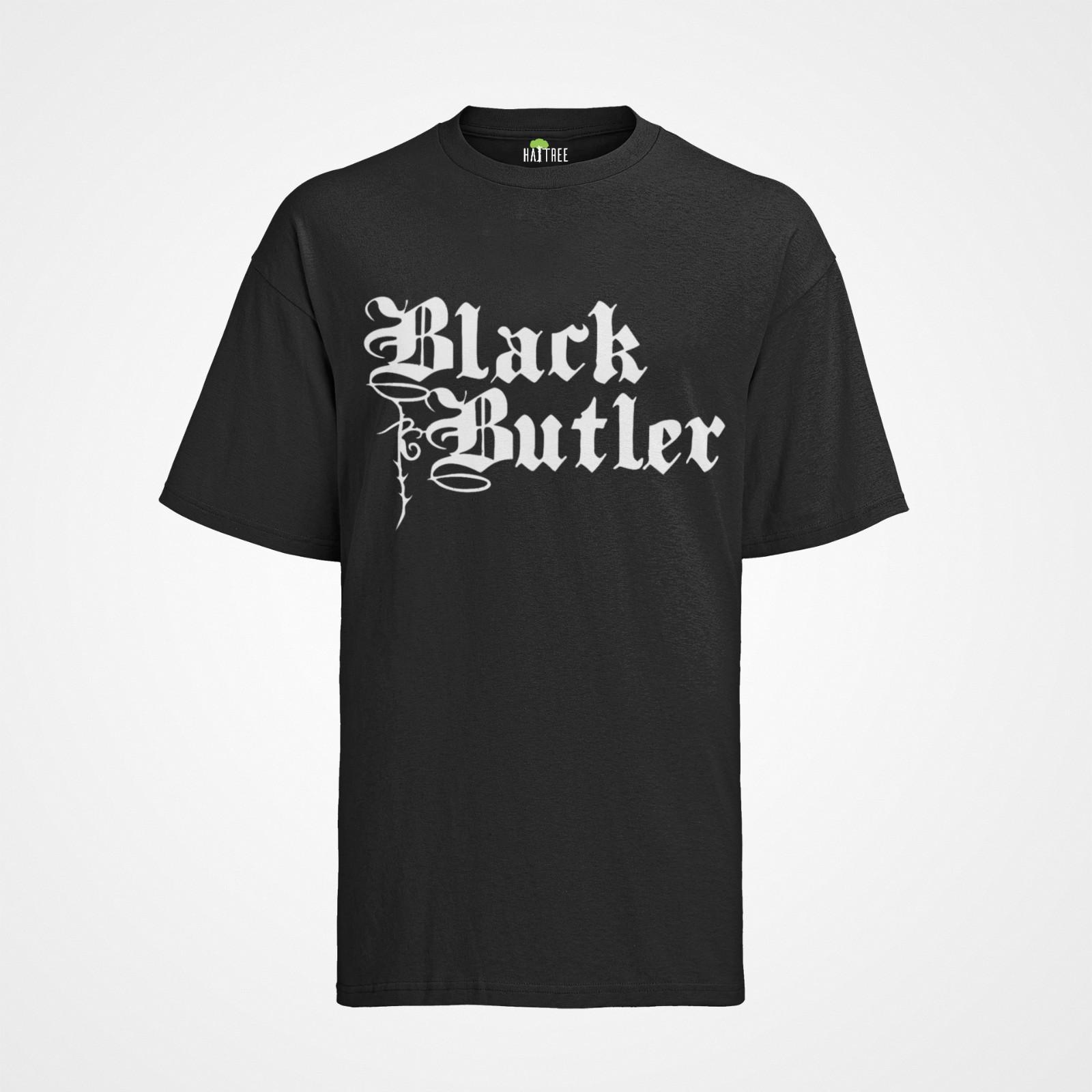 

Herren Bio T-Shirt Mens Womens Tees Top Anime Black Butler Logo Ciel Phantomhi Sebastian Michaelis 3XL