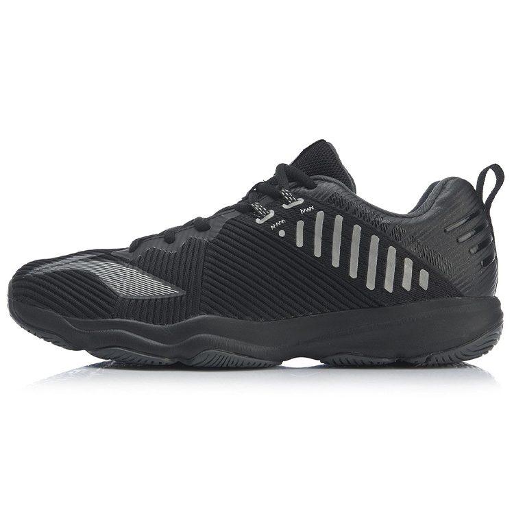 Li Ning Chameleon Ranger 4.0 TD Cushioning Slip Resistant Abrasion Resistant Low Top Badminton Shoes Men's Black AYTP031-11