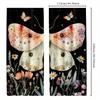 2pcs Bohemian Butterfly Curtains   Moon Galaxy Moth Botanical Design for Bedroom Decor Decorative Curtains