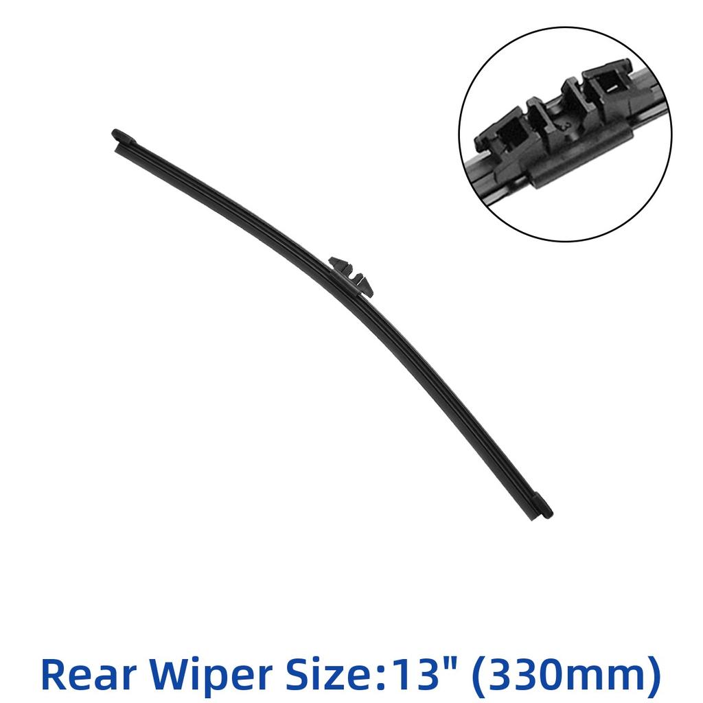 13" 330mm Rear Wiper Blade & Arm Set Kit For BMW X3(F25) Hatchback 2010-2017 Windshield Windscreen Tailgate Window Rain Brush