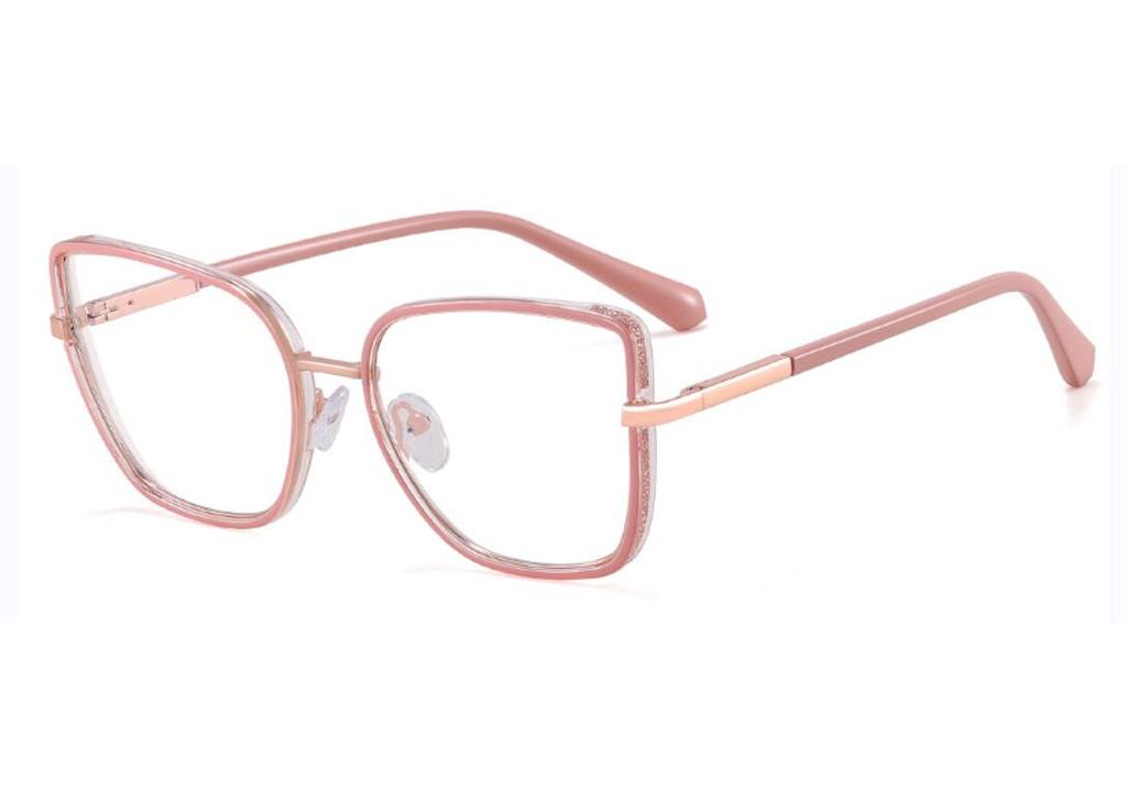 Blue Light Reading Eyewear Female Gradient Designer Big Blocking Rectangular Super Ladies Tinted Color Brand Spectacle Presbyopic Stylish Square