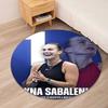 Sabalenka Printed Round Rug Carpet Chair Rug Area Rug Entryway Doormats,for Office Chair Living Room Bedroom Kitchen Room.