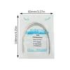 10 Packs=100Pcs Dental Orthodontic Arch Wires Stainless Steel Round Rectangular Type Natural Form Braces Wires For Teeth