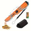 High Sensitivity Handheld Metal Detector Waterproofable Metal Detector 360° Scanning, GP Pointer Suitable for Metal Findingfor Indoor Outdoor