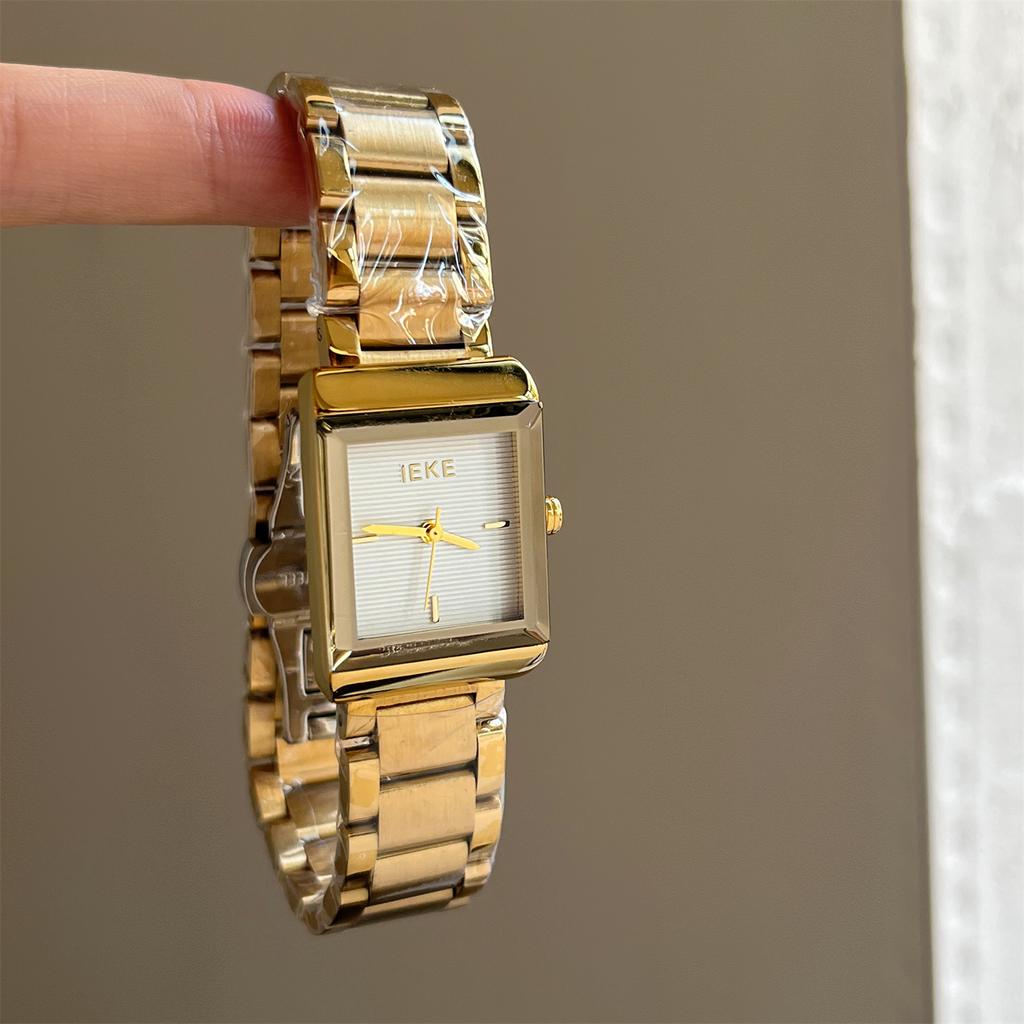 New Women'S Wristwatch, Stylish And Elegant Retro-Style Square Watch, High-Value, Luxurious And Versatile Quartz Women'S Watch.