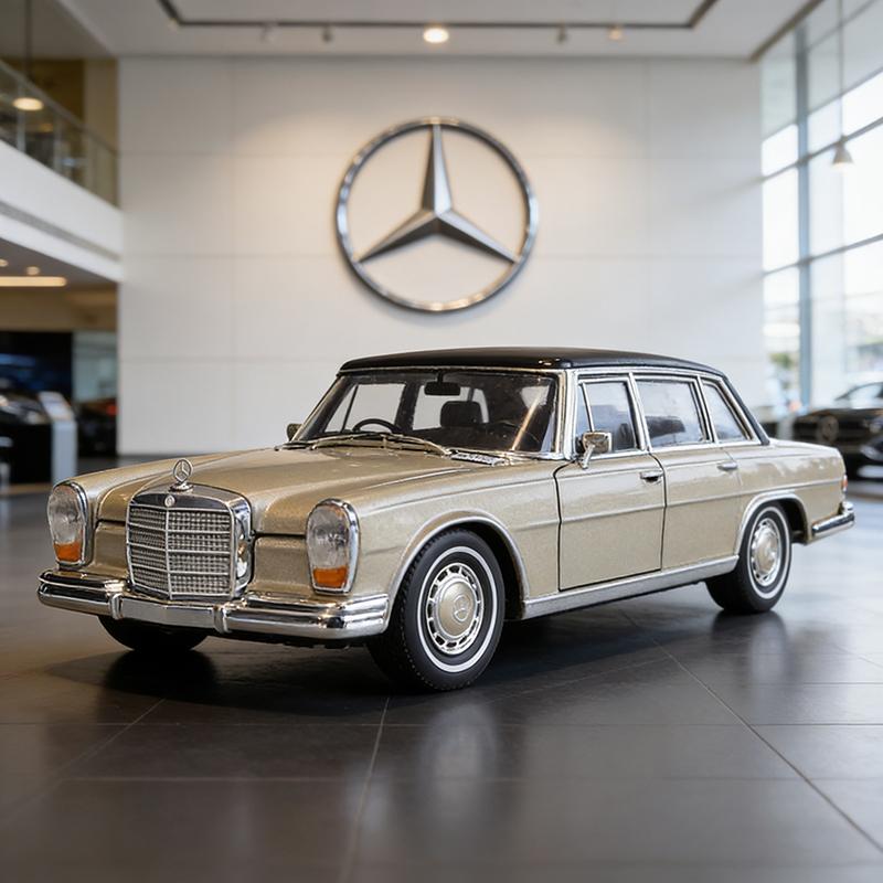 WELLY 1:24 Mercedes Benz 600 Luxury car Alloy Car Diecasts & Toy Vehicles Car Model Miniature Scale Model Car Toy For Children