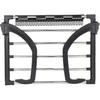 Clothes Drying Rack For Radiator - Portable - Circular Tube - Small Size - Black - 32 X 40 Cm - PR