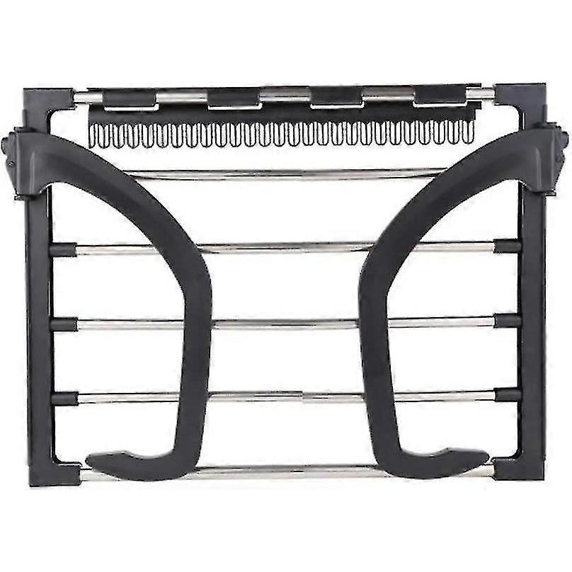 Clothes Drying Rack For Radiator - Portable - Circular Tube - Small Size - Black - 32 X 40 Cm - PR