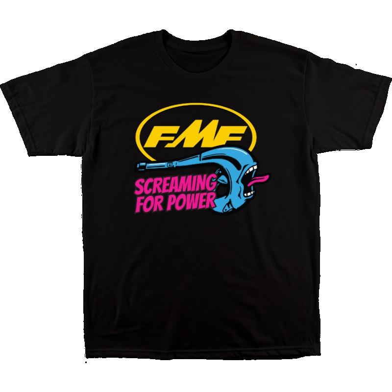 S5XL New Unisexs SCREAMING BOYS TEE FMF Racing Tshirt Cotton Retro Short Sleeve Tshirt Casual Street Wear Tshirt S