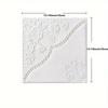 4Pcs Safe 35*35cm 3D Wall Stickers Moisture-proof Waterproof Background Decoration Self-adhesive Ceiling Stickers Home Decor