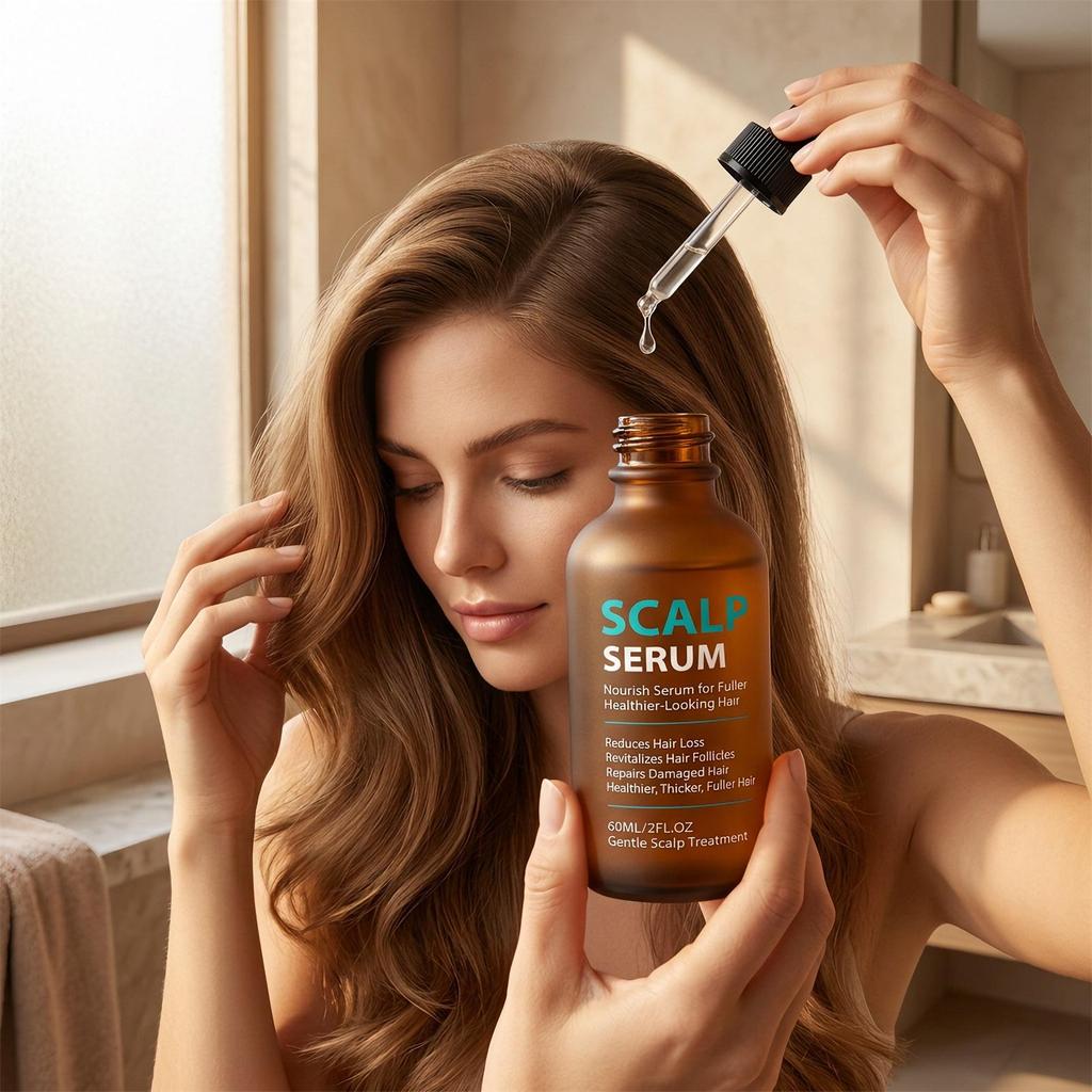 Scalp Care Essence Light and moist, quickly penetrates, refreshing and not sticky, suitable for perming and dyeing, full and fluffy essence