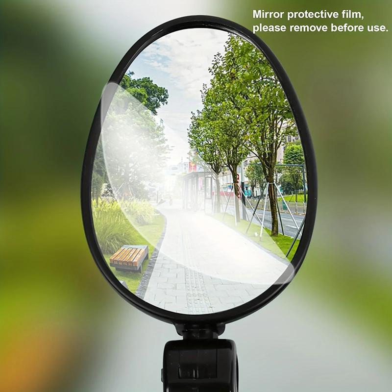 Mountain Bike Rearview Mirror Wide Angle Flat Mirror Cycling Reflector Flat Mirror