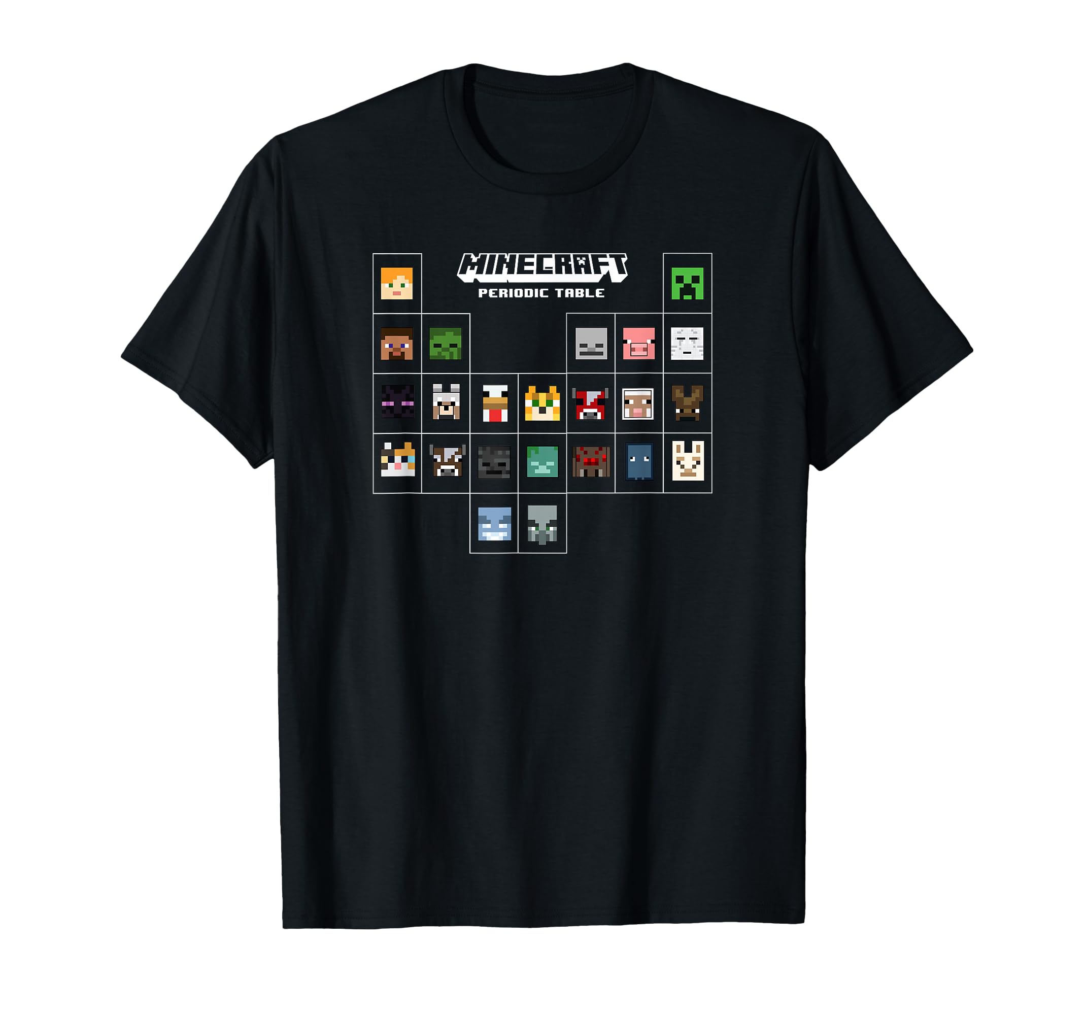 

Minecraft Periodic Table Character Group T-Shirt