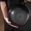Large Capacity 24cm Chinese Cast Iron Cooking Pan Nonstick Coating For Healthy Frying And Stewing
