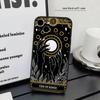 Witches Moon Tarot Mystery Totem For iPhone 17 air 16 15 14 13 12 11 Pro Black Soft Cover Phone Case