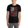Cool Vintage Style American Flag For Mechanic Gift Short-Sleeve Unisex T-Shirt