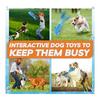 Dog Toys for Large Breeds, Squeaky Dog Toys for Aggressive Chewers, Plush Dog Chew Toys for Teething, Puppy Toys To Keep Busy and Tug of War with