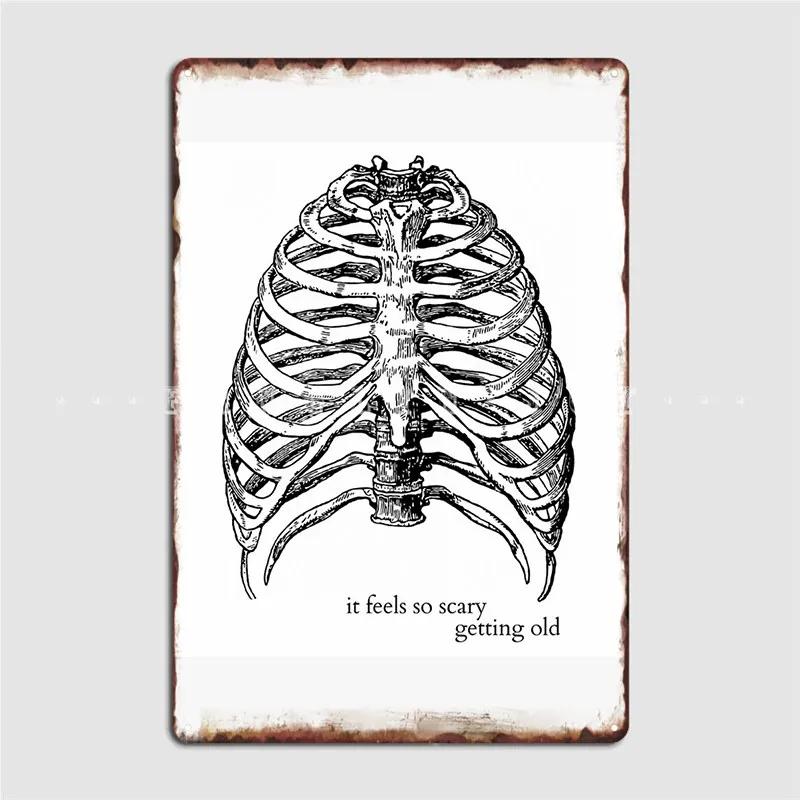 

Getting Old Lorde Ribs Metal Sign Cinema Living Room Garage Club Design Plaques Tin Sign Posters 20x30cm（7.8x11.8inch）