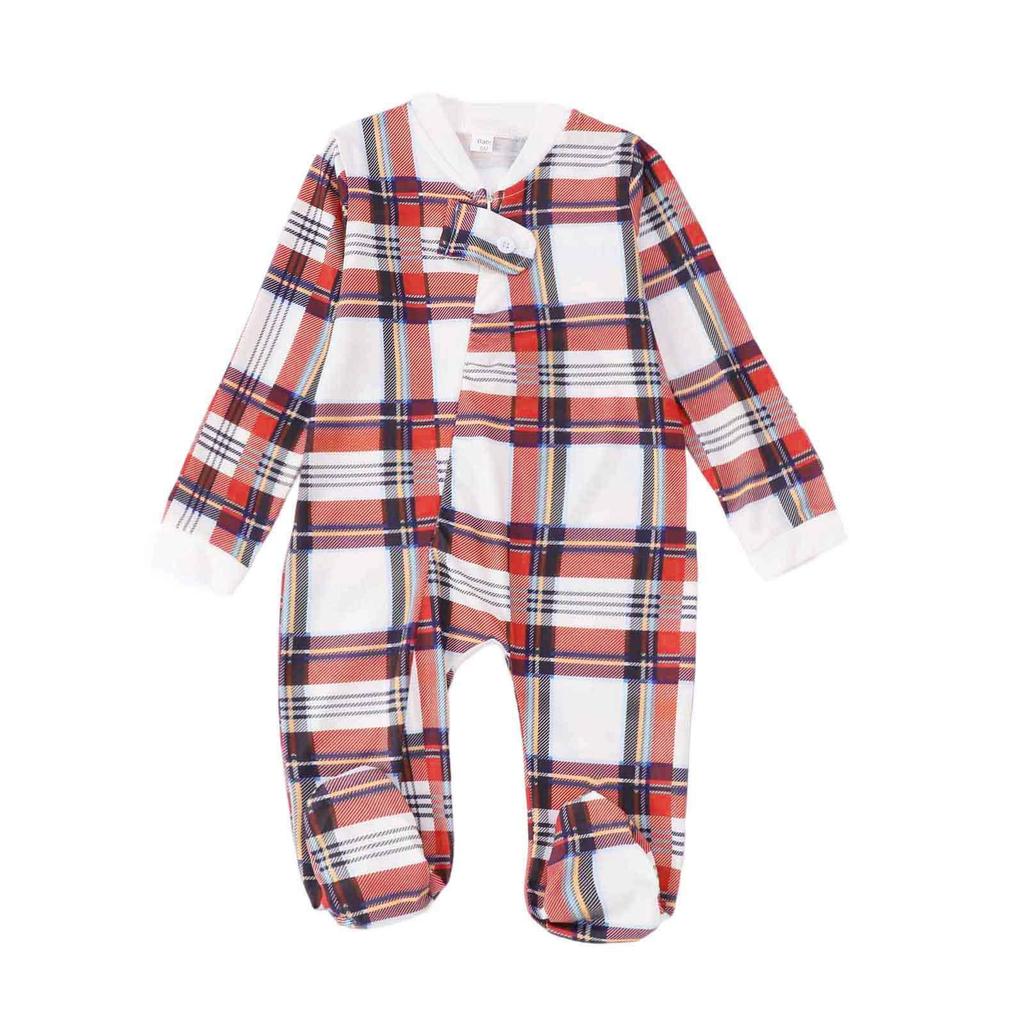 Avrupa & Amerikan Aile Yılbaşı Pijamaları - Ebeveyn-Çocuk Eşleşen Tatil Kıyafetleri