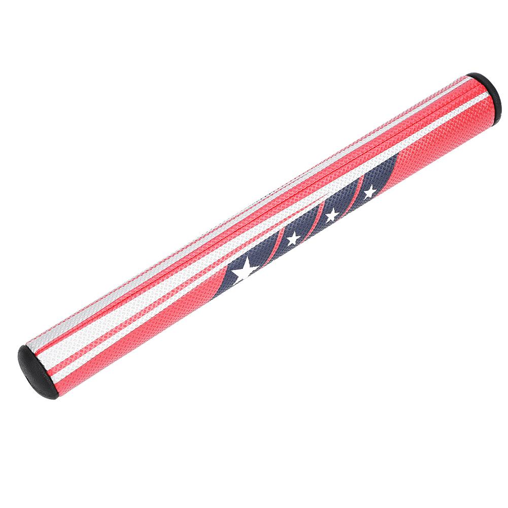Anti Skid PU Covered Comfortable Golf Club Putter Grip Replacement Accessory(Red)