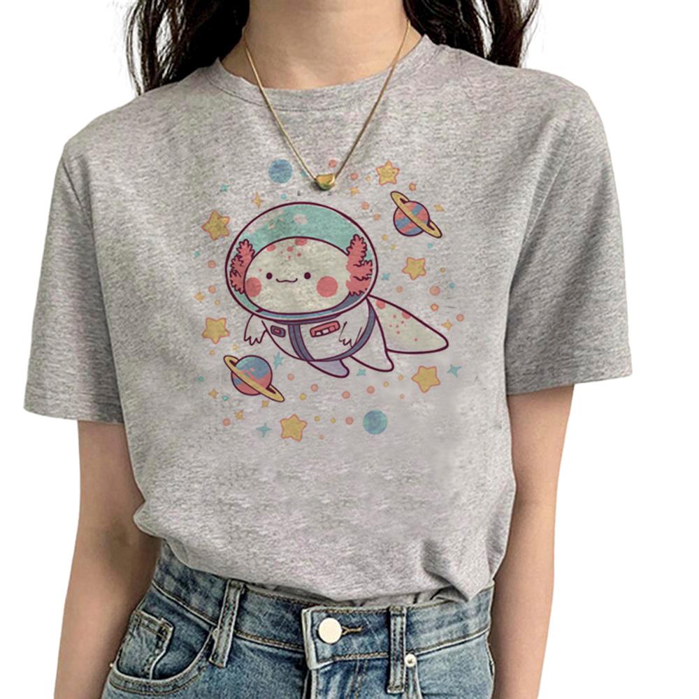 Axolotl tshirt Women funny tshirts feUnisex Unisexga comic anime clothes