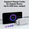 Chargeur USB 33W - E.F.CONNECTION - pour Xiaomi Redmi Note 14 13 12 - Charge rapide - Protection optimale - USB-A