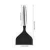 Heat Insulated Silicone Spatula Soft Silicone Wide Cooking Spatula Non Stick  Daily Kitchen Use